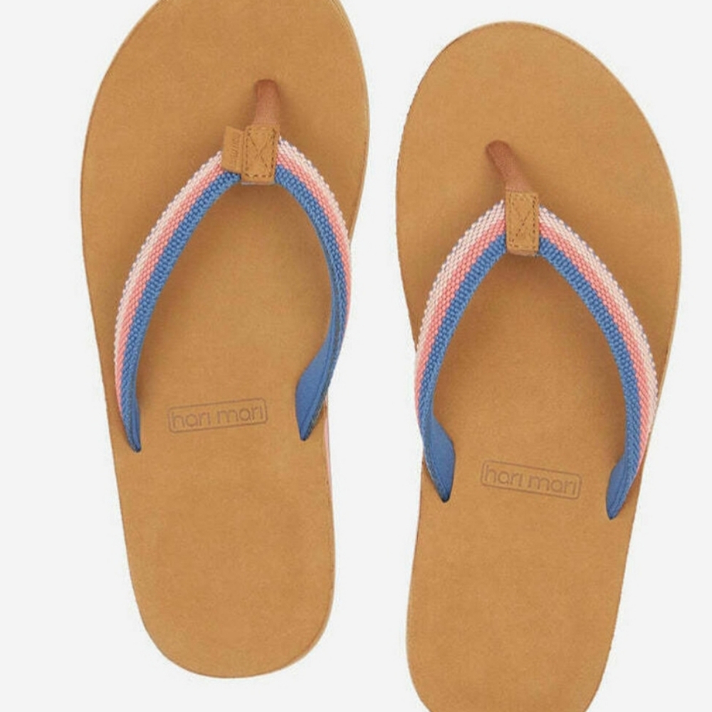 Hari Mari Scouts Chambray breeze Sandals, Size 8. NWT